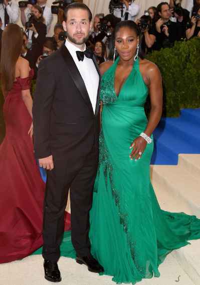 Serena Williams with her current husband. partner, spouse, relationship